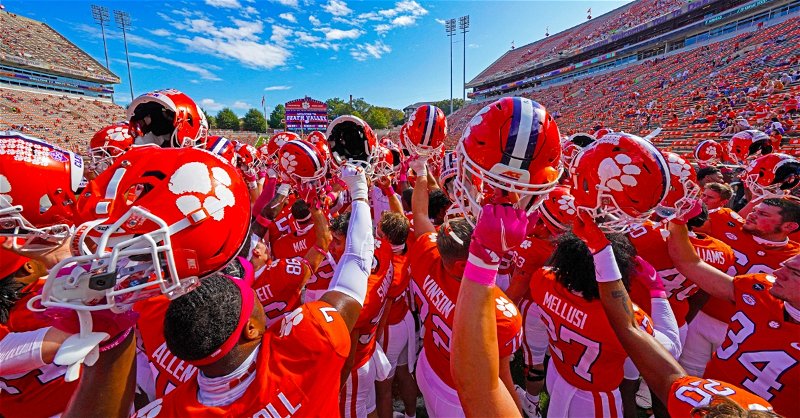 Clemson left a clean locker room after the road win (ACC Photo)