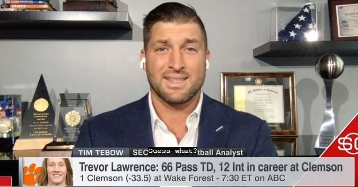 Tim Tebow understands the Tigers are hunting for another title in 2020