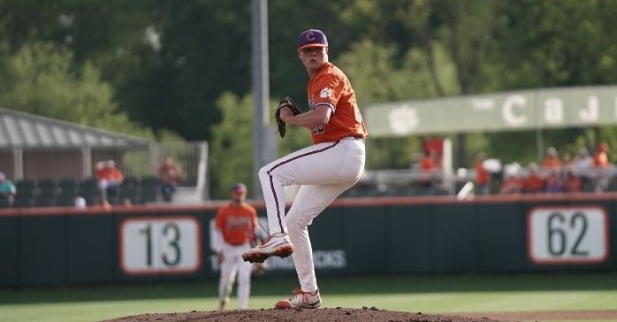 Anglin gave up three earned runs over 6 2/3 innings. (Clemson athletics file photo)
