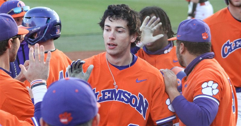 Brewer got the Tigers back into the game with a grand slam. (Clemson athletics photo)