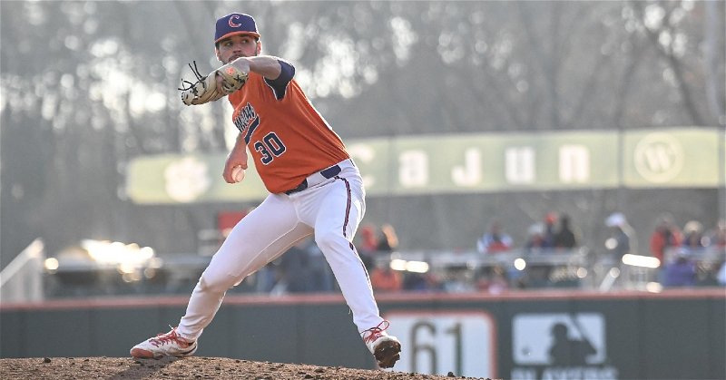 Davis Sharpe leads the Tigers on the mound going into the weekend again (ACC photo). 