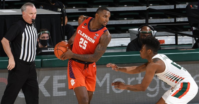 Aamir Simms looks to bounce back from a 2-point game against Virginia last Saturday. (ACC photo)