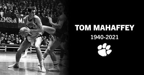 RIP Tom Mahaffey (Photo Credit - Clemson SID)