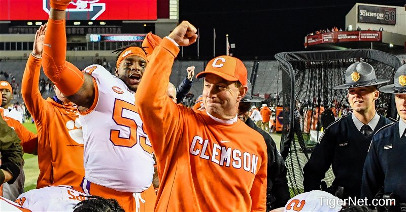 Clemson should be present in all rankings Sunday.