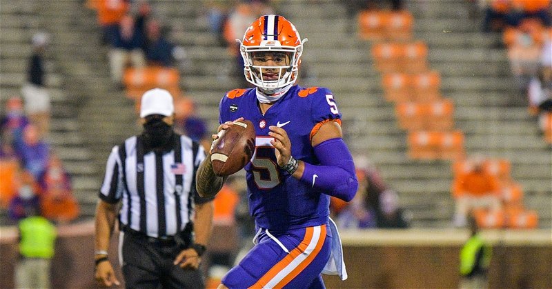 DJ Uiagalelei takes the reins as Clemson's QB1 under the Charlotte lights Saturday.