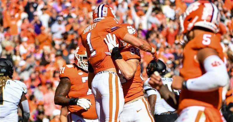 Will Shipley and the Clemson offense have to improve to bring the Tigers back to a Playoff level, Athlon writes. 