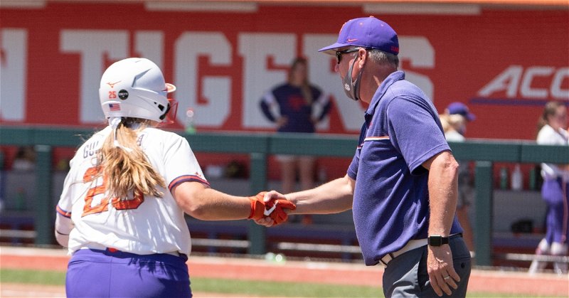 Guimbarda put the Tigers back on top in the fifth. (Clemson athletics photo)