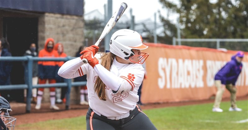 Guimbarda flipped the score in Clemson's favor with a 2-run homer. (Clemson athletics photo)