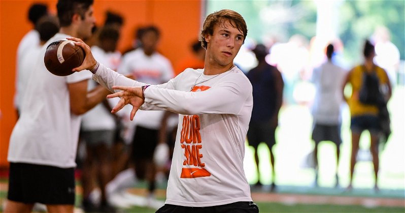 Clemson QB commit, a rap legend, and female kicker highlight early Friday camp