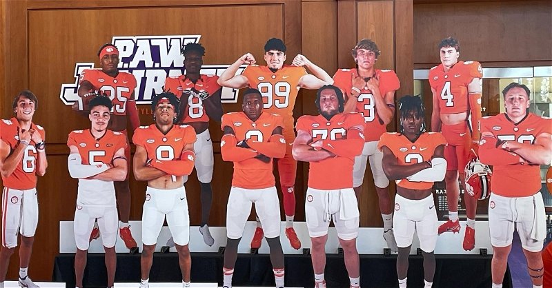 Clemson's 12 man class for 2022 so far, with more to be added in February.