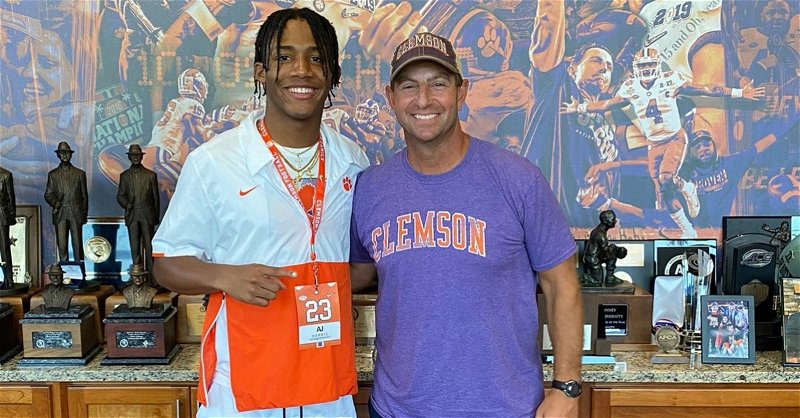 Harris has made his way to campus and earned a Clemson offer in June.
