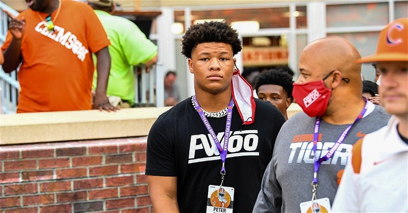 5-star lineman Peter Woods has made stops in Clemson during the recruiting process.