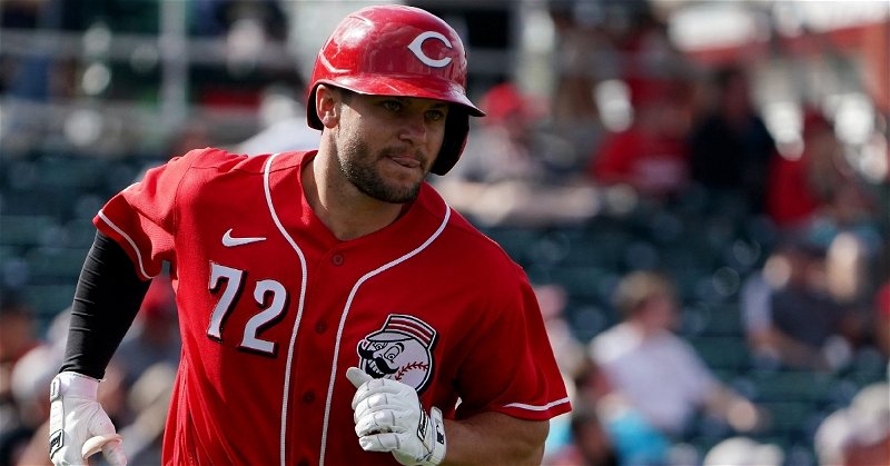 Okey is up with the Reds now (Kareem Elgazzar - USA Today Sports)