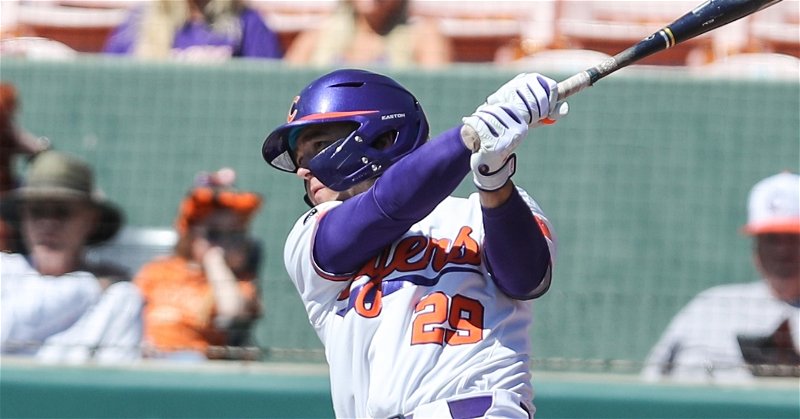 Wagner is one HR short of tying the single-season school record currently (Clemson athletics photo).