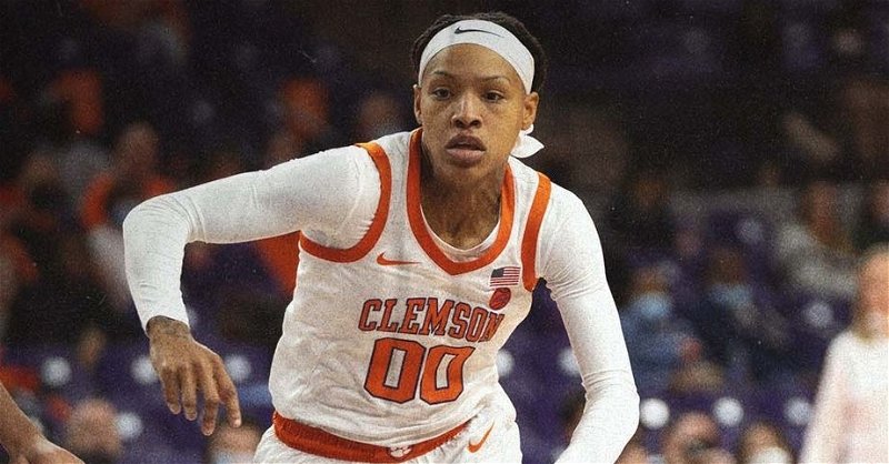 Washington averaged 16.8 points and 6.2 rebounds during her career at Clemson