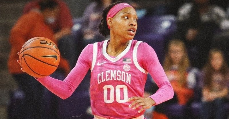 Washington had another solid game in the loss (Photo via Clemson Wbball Twitter)
