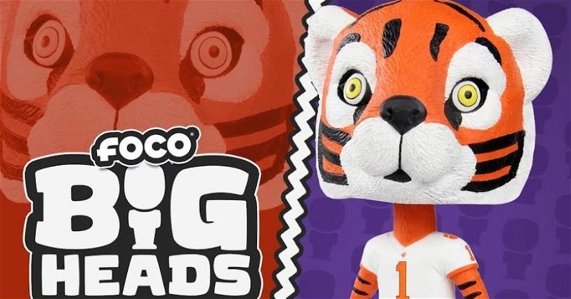 The bighead Tiger mascot will be limited to 222