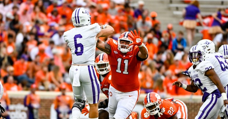 Bryan Bresee and the entire Clemson depth chart are slated as available for the South Carolina game coming up at noon.