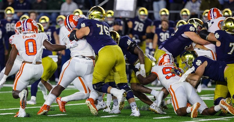 Pain in South Bend: Irish run roughshod over Tigers to hand Clemson first loss of season