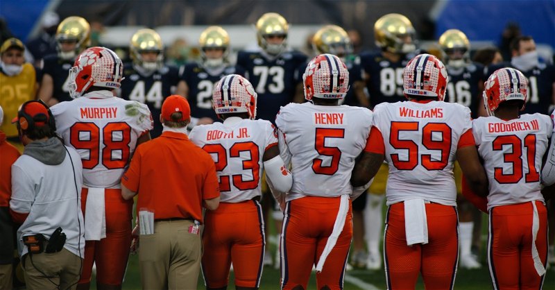 Game time, TV announced for Clemson-Notre Dame
