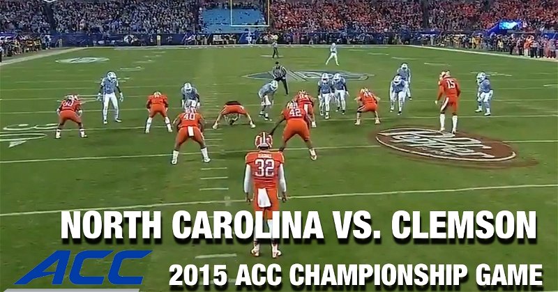 Clemson won an exciting ACC title matchup against UNC in 2015