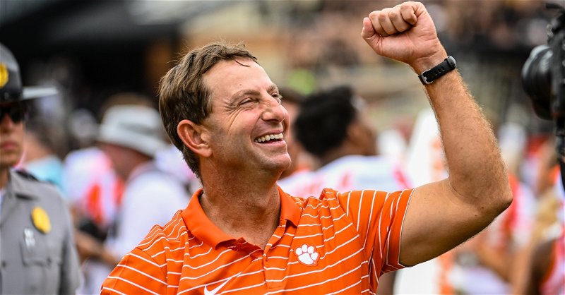 Clemson coach Dabo Swinney says the opportunity is there both for the team and the fans this weekend. 