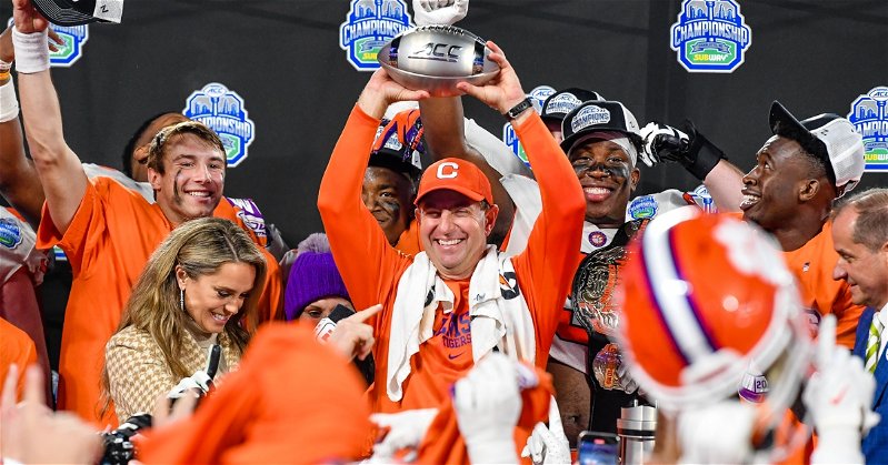 Dabo Swinney has walked away with quite a few ACC trophies lately and Florida State looks to be the main obstacle for another in 2023.