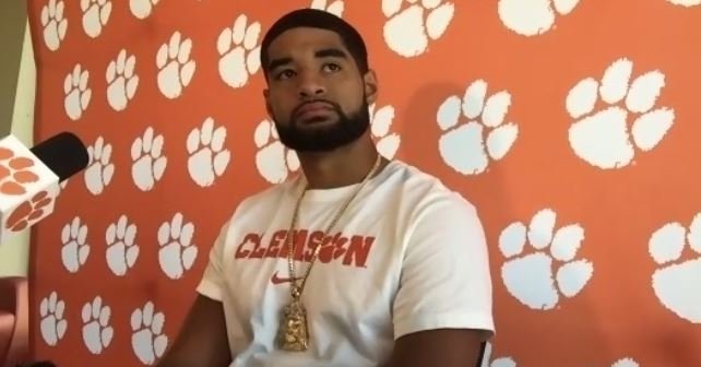 Several Clemson players met with the media on Monday