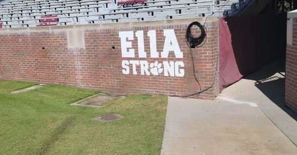 LOOK: 'Ella Strong' painted inside Doak Campbell Stadium
