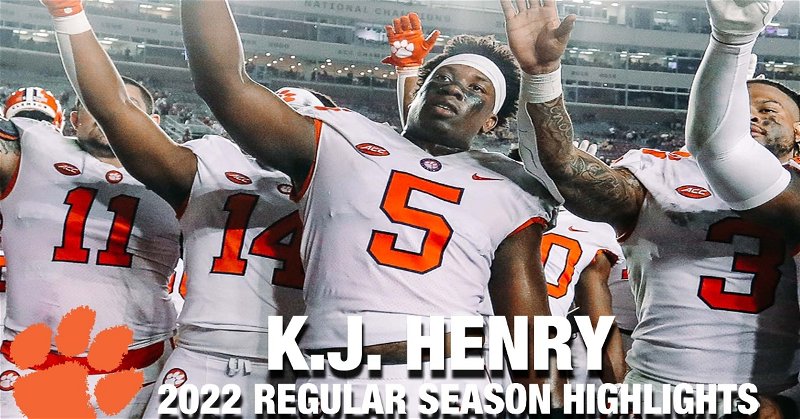 WATCH: K.J. Henry regular season highlights