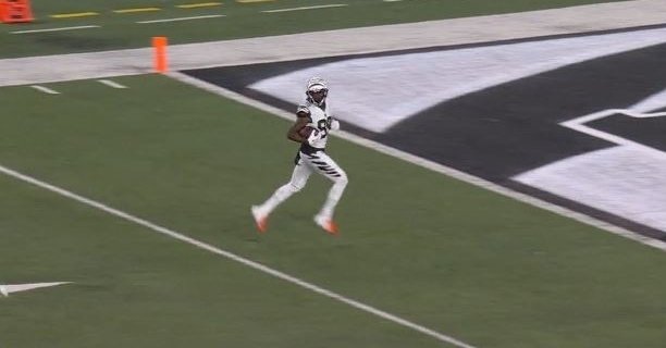 Higgins had an impressive touchdown against the Dolphins