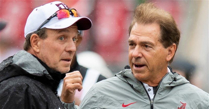Fisher went scorched earth on Saban this morning (Mickey Welsh - USA Today Sports)