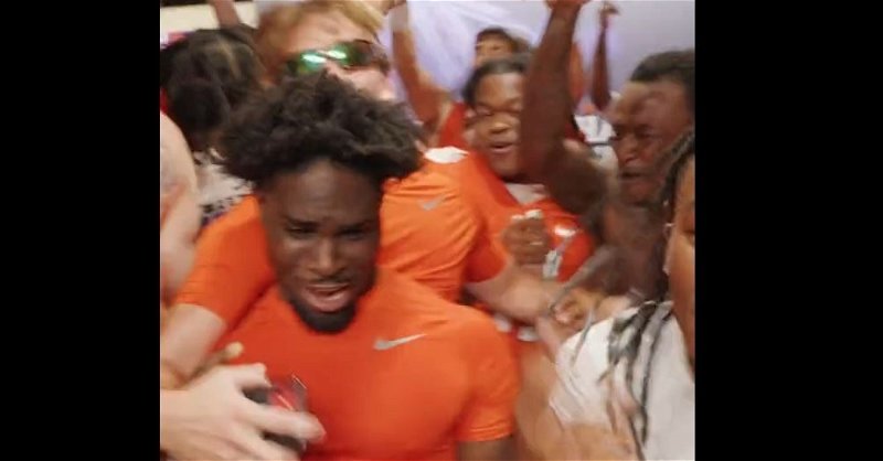 Clemson tries to always celebrate the wins