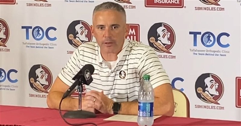 WATCH: FSU's Mike Norvell reacts to loss to Clemson