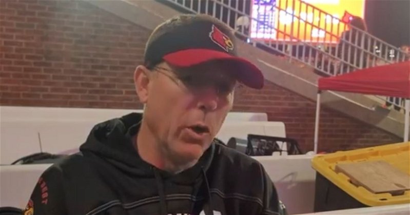 WATCH: Louisville's Scott Satterfield reacts to loss to Clemson