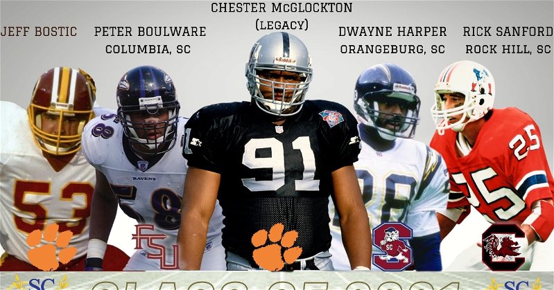 Two former Tigers join the latest class (SC HOF graphic).