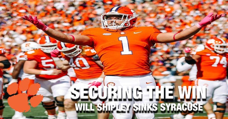 Shipley was named ACC co-player of the week with his performance against FSU