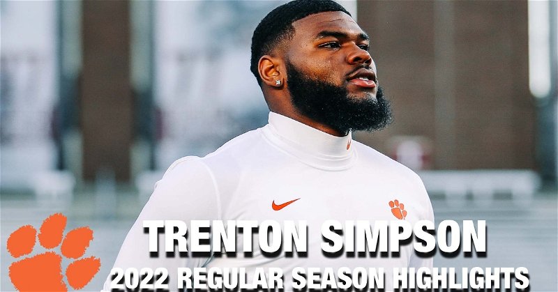 WATCH: Trenton Simpson 2022 regular season highlights