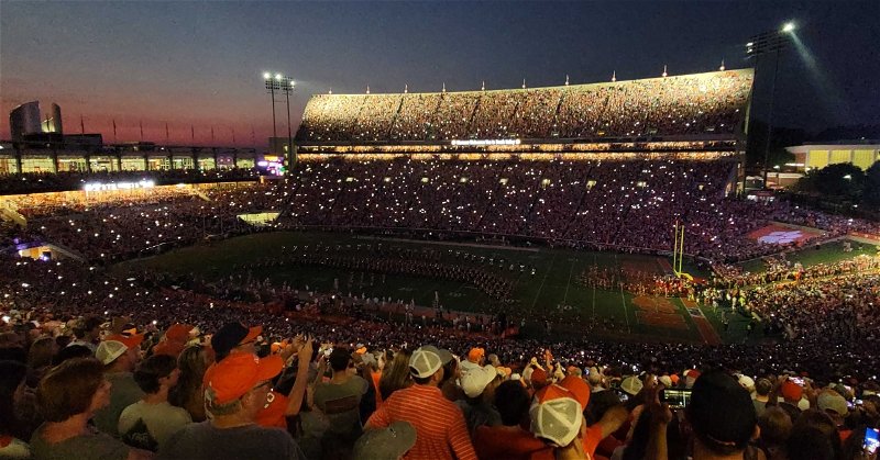 Clemson players love the light show of stadium entrance: 'It was crazy. It was electric.'