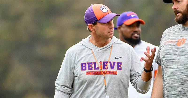 Clemson's Dabo Swinney believes in his team out of the spring, but there are still skeptics nationally. 
