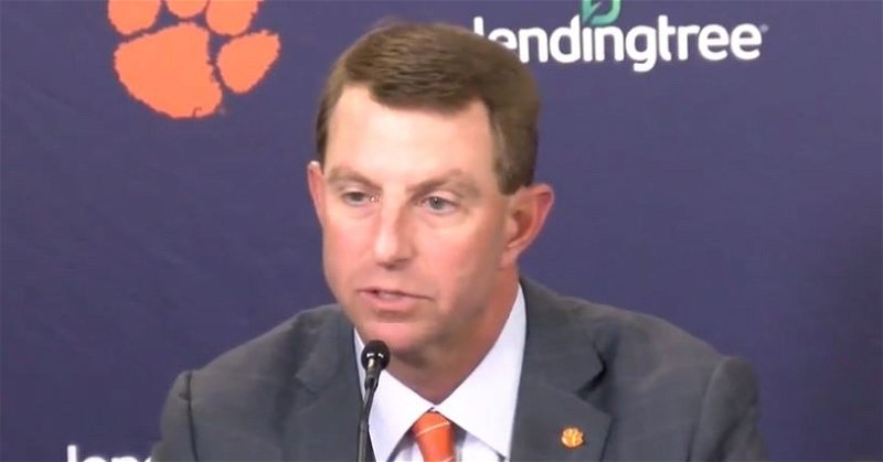 Swinney had led his team to a perfect 6-0 record