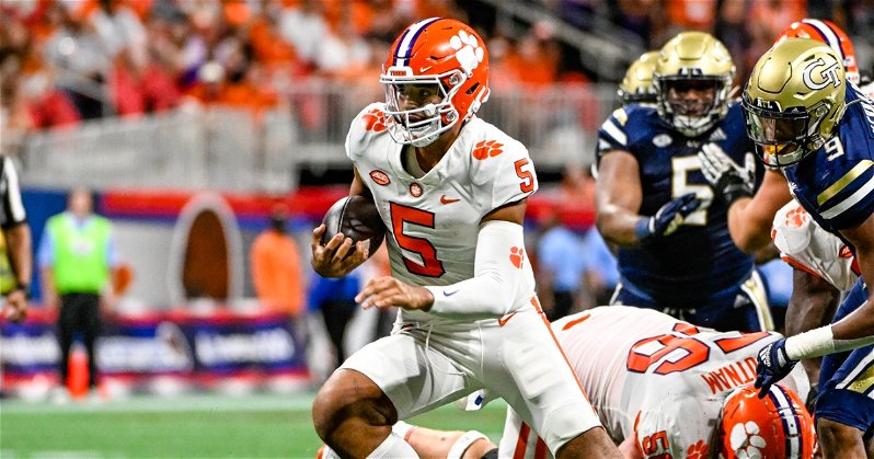 DJ Uiagalelei started Clemson's last 26 games but he wasn't starting for the Orange Bowl, and Tigers coach Dabo Swinney said he knew this was Uiagalelei's last season with the team one way or another.