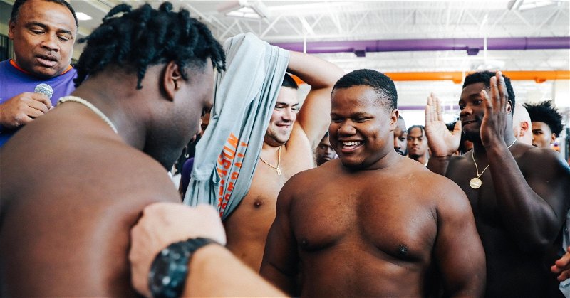 Clemson's 'Big Weigh-In' was on Thursday ahead of camp practices starting on Friday. (Clemson file photo from 2021)