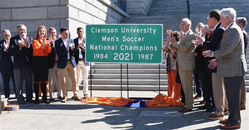 13 Clemson National Championship road signs will be posted around the state (Photo courtesy: Andrew Leaphart)