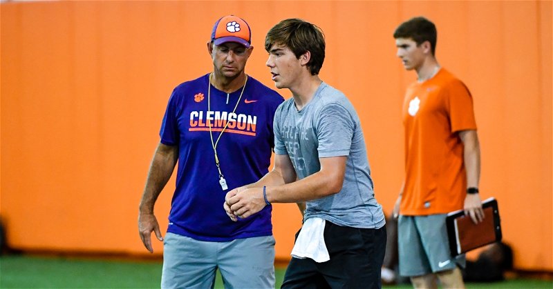 Pearman got an up close look at the program over the years and competed in Clemson summer camp.