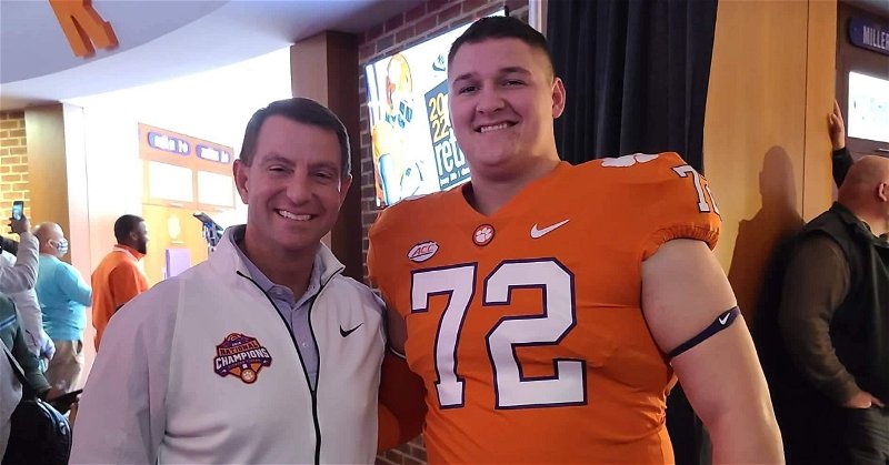 Pendleton valued his time with Dabo Swinney over the weekend. 