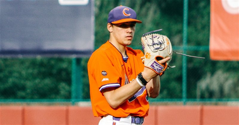 Ethan Darden pitched five scoreless innings in his first ACC start. (Clemson athletics photo)