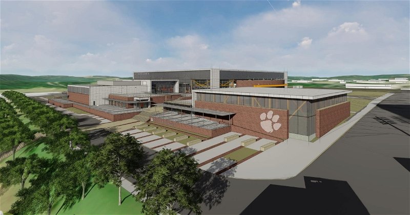 Clemson received approval for renovations and expansion of basketball facilities, including this operations building (ClemsonTigers.com photo).
