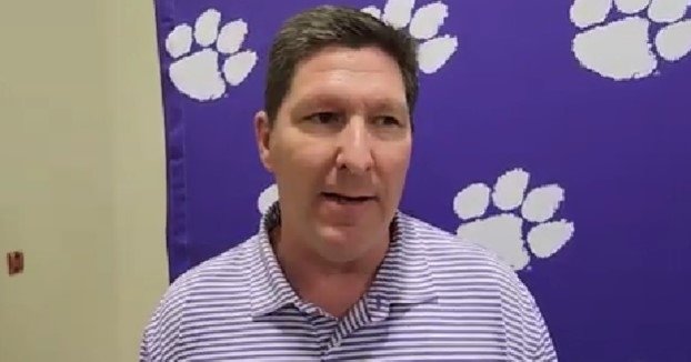 Clemson men's basketball coach Brad Brownell talked the latest with the future of the program.