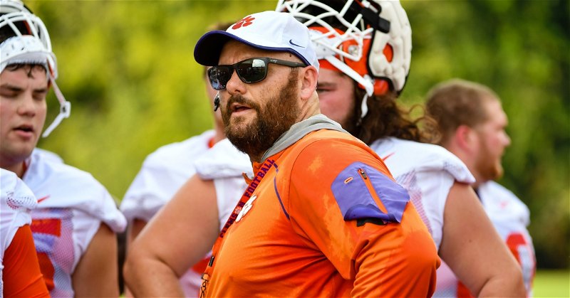 Clemson is moving on at offensive line coach from alum Thomas Austin.